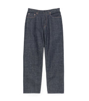 SELVAGE DENIM STRAIGHT PANTS - Indigo NANAMICA - packshot de face