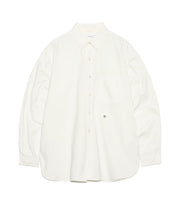BUTTON DOWN WIND SHIRT - White NANAMICA - packshot de face