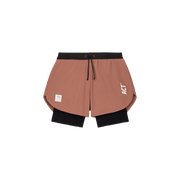 ShellLight Short 2en1 Terracotta - ACT Running - Aura Store - vue 1