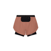 ShellLight Short 2en1 Terracotta - ACT Running - Aura Store - vue 2