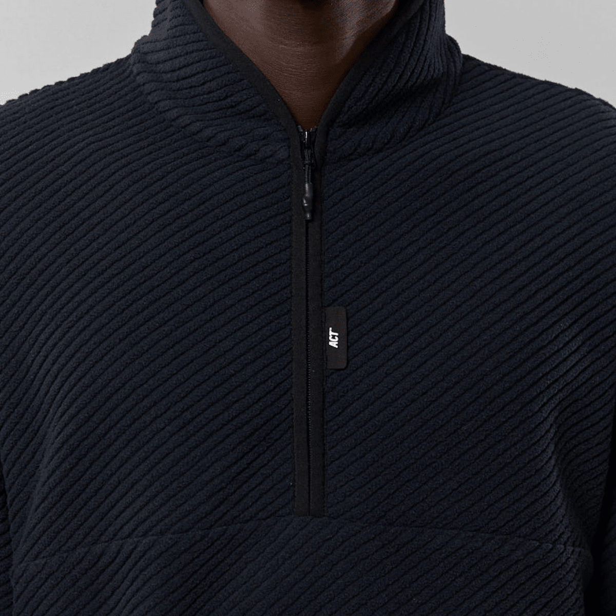 ThermoShell Polaire Noir - ACT Running - Aura Store - vue 2 — photo 2