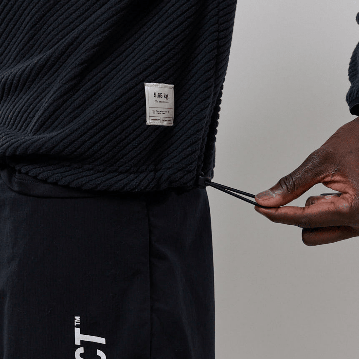 ThermoShell Polaire Noir - ACT Running - Aura Store - vue 5 — photo 5