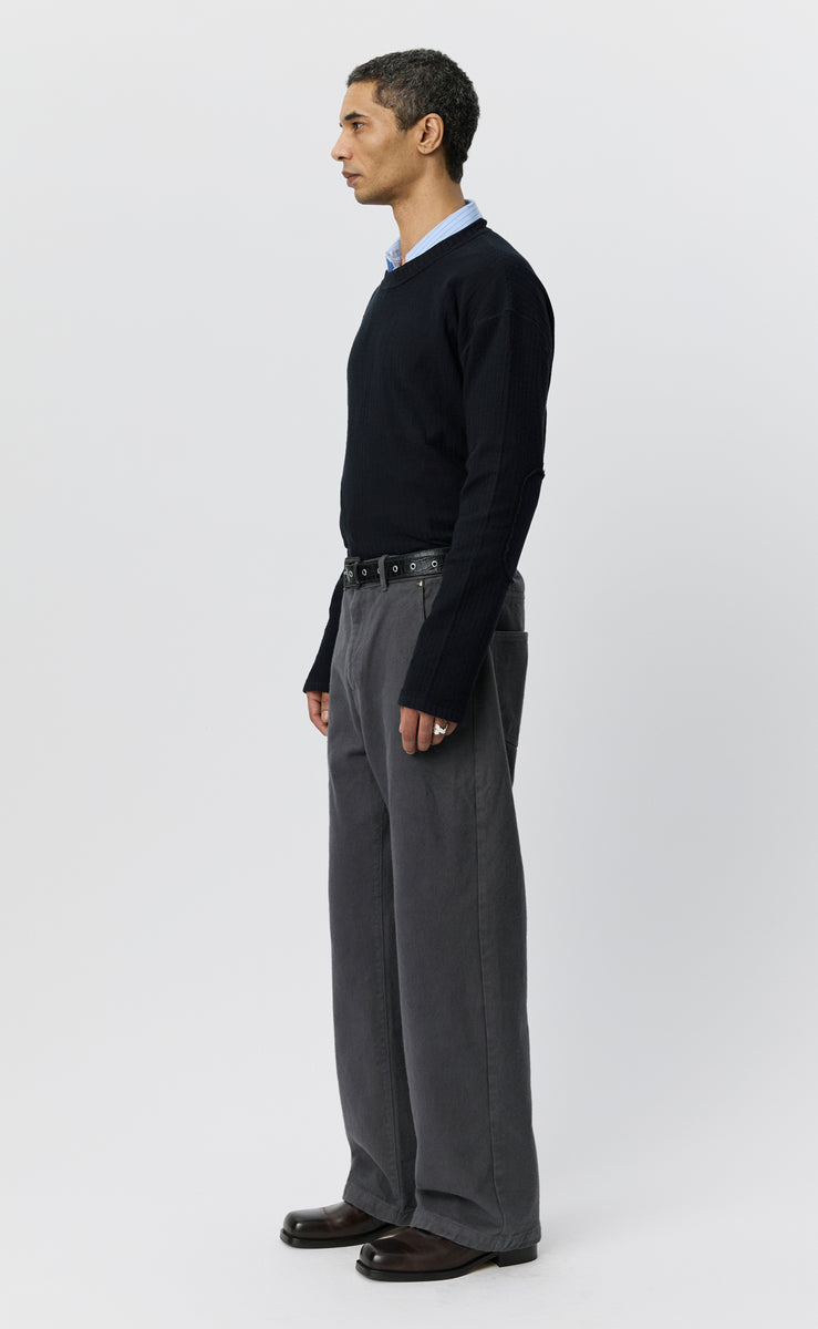 mfpen Straight Cut Jeans - Brushed Gull Twill - Aura Store - vue 2 — photo 2
