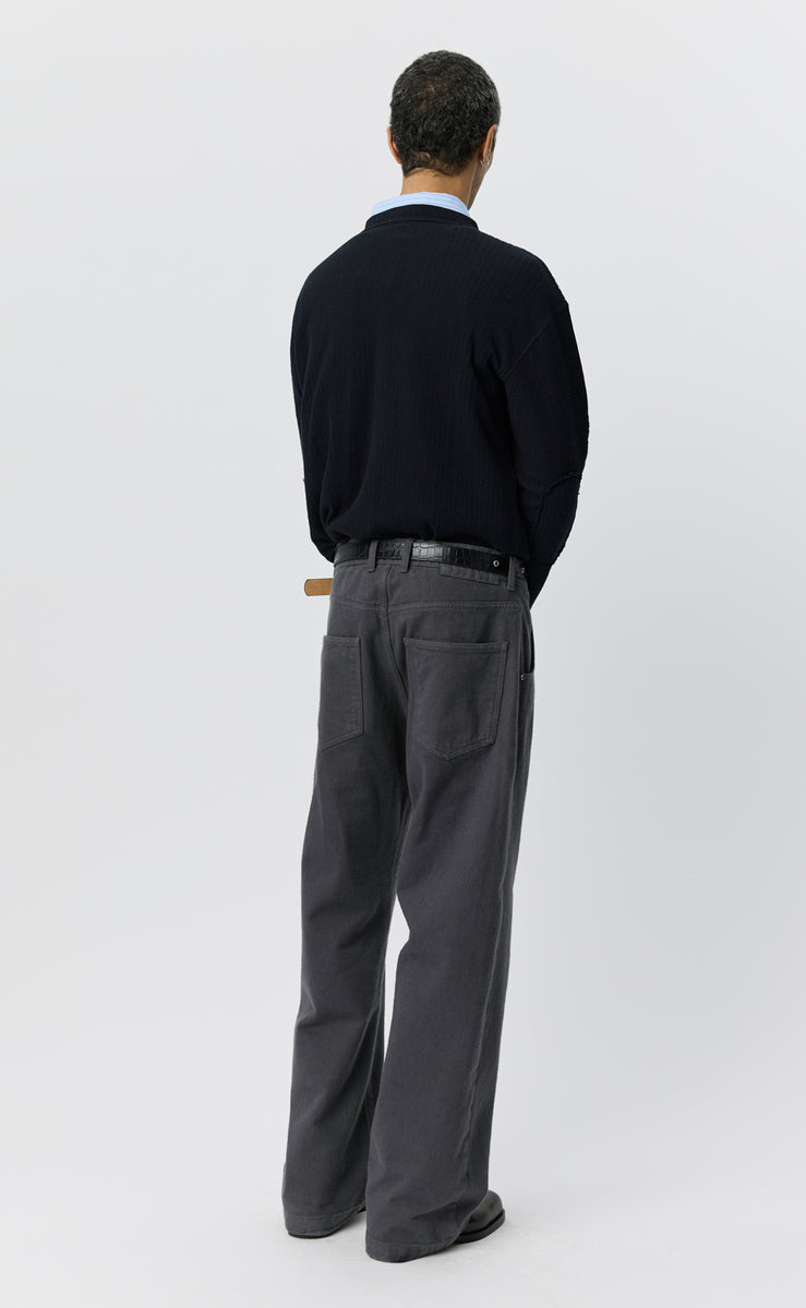 mfpen Straight Cut Jeans - Brushed Gull Twill - Aura Store - vue 3 — photo 3