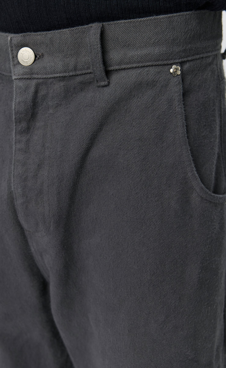 mfpen Straight Cut Jeans - Brushed Gull Twill - Aura Store - vue 4 — photo 4