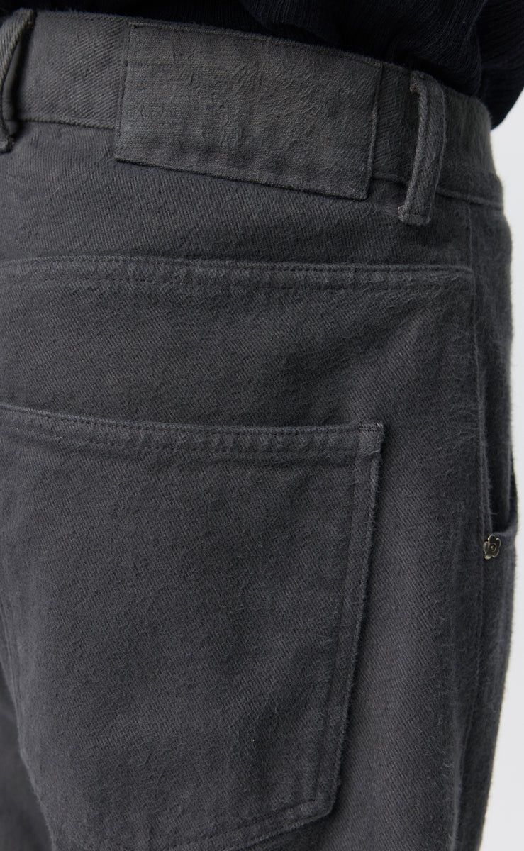 mfpen Straight Cut Jeans - Brushed Gull Twill - Aura Store - vue 5 — photo 5