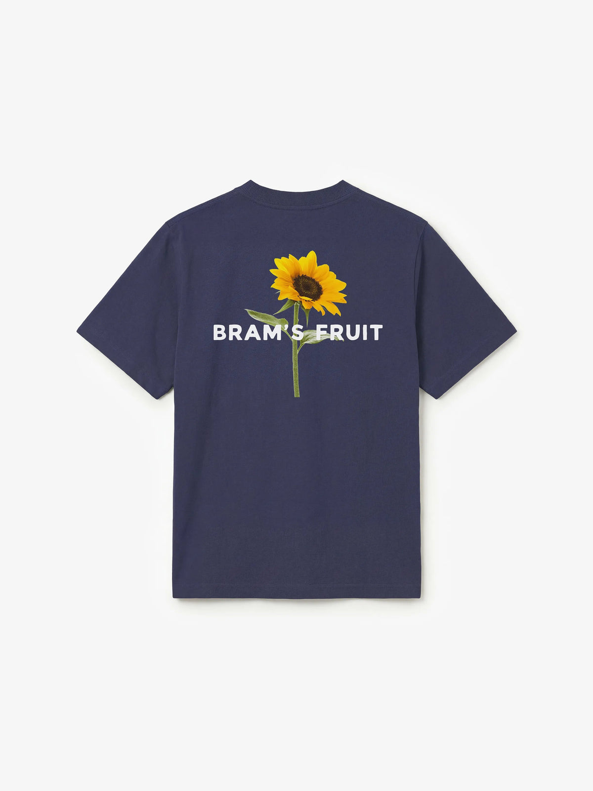 Dos du Sunflower T-shirt Bram's Fruit midnight blue, artwork tournesol imprimé — photo 2