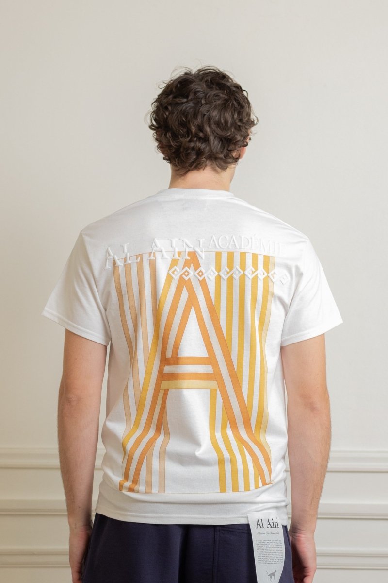 T-shirt Al Ain AMHX Astripe white produit — photo 2
