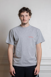  T-shirt No Problemo Mini Problemo grey marl, vue rapprochée du jersey coton chiné