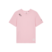 BIOPERF T-SHIRT - Rose ACT RUNNING - vue de face