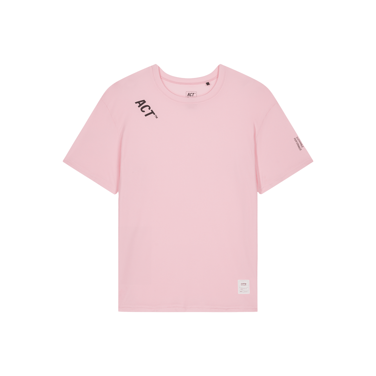 BIOPERF T-SHIRT - Rose ACT RUNNING - vue de face