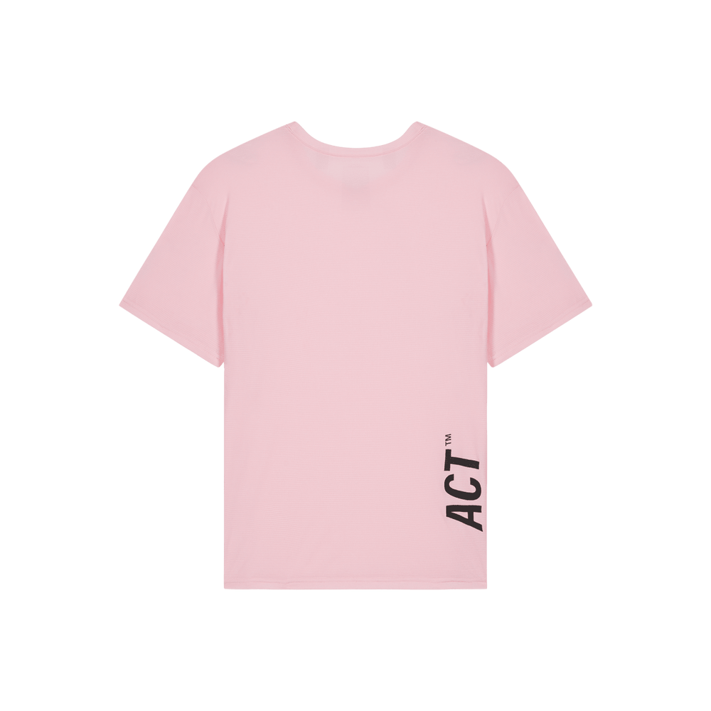 BIOPERF T-SHIRT - Rose ACT RUNNING - vue de dos