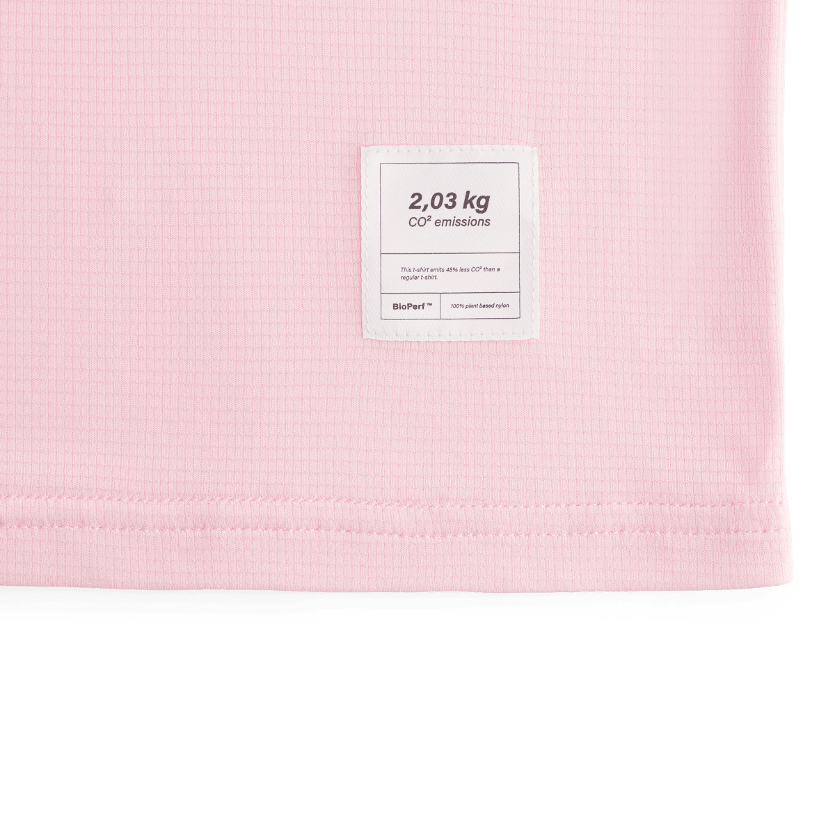 BIOPERF T-SHIRT - Rose ACT RUNNING - détail