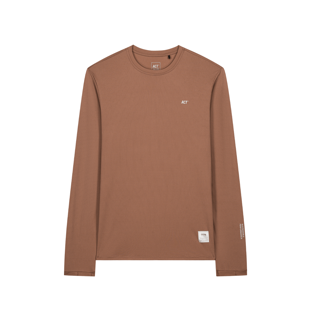 BioPerf T-Shirt ML Terracotta - ACT Running - Aura Store - vue 1 — photo 1