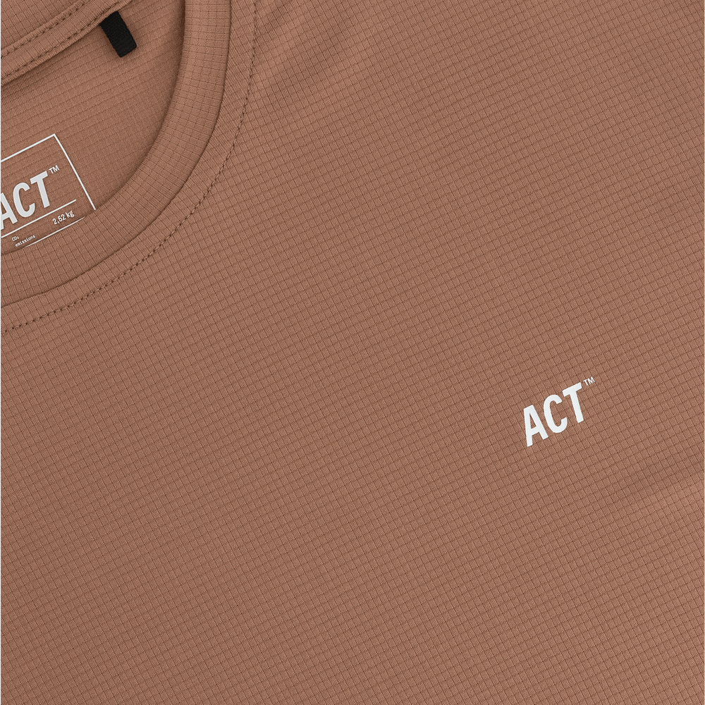 BioPerf T-Shirt ML Terracotta - ACT Running - Aura Store - vue 3