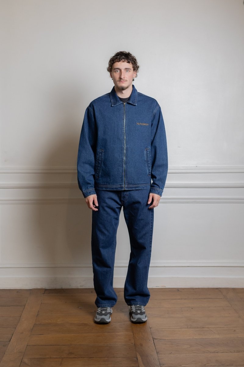 Veste coach No Problemo Nayoko denim bleu 14oz portée de face
Image 