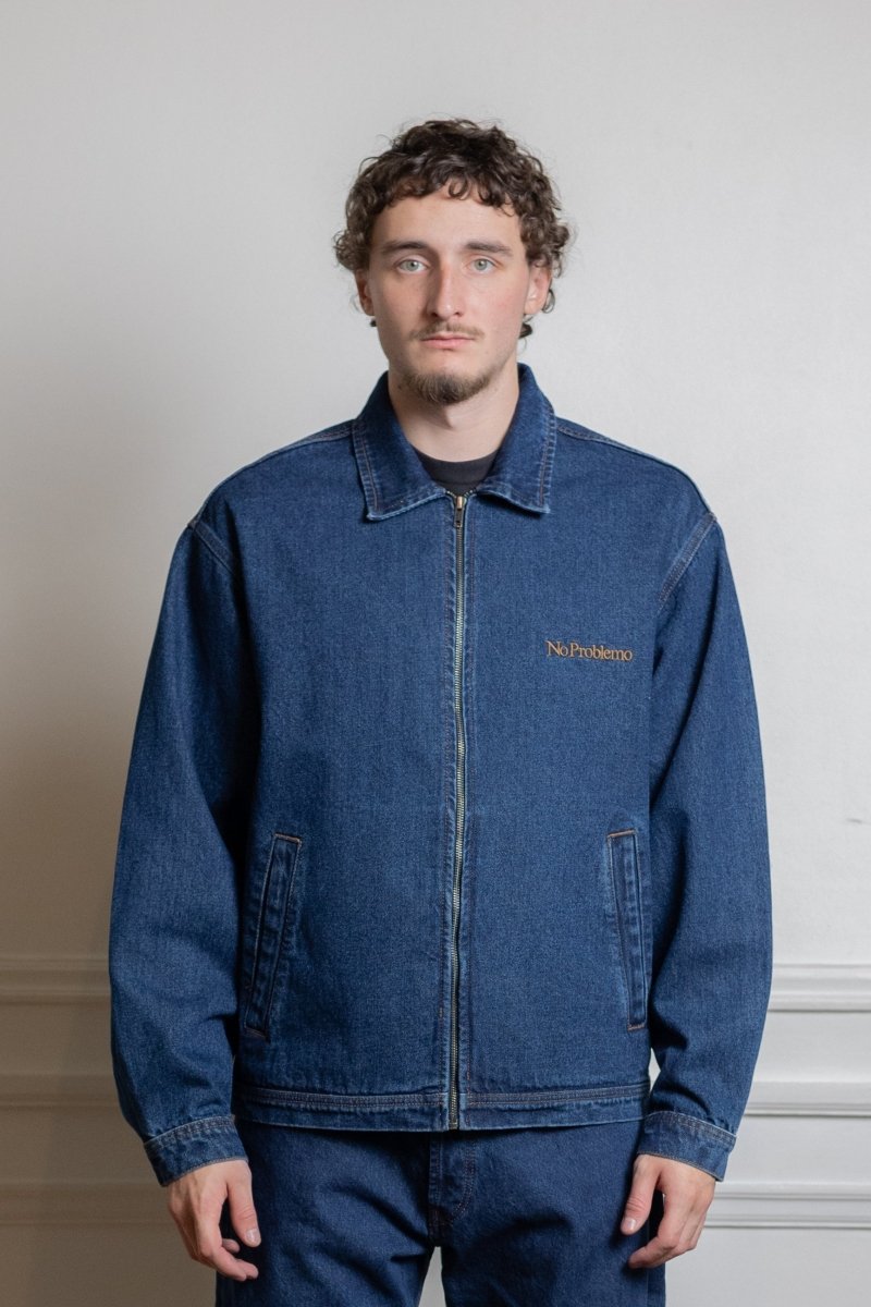 Veste coach No Problemo Nayoko denim bleu 14oz portée de face
Image 3