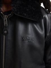 Walk in Paris x Schott NYC Onyx flight jacket - Aura Store - vue 11