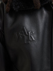 Walk in Paris x Schott NYC Onyx flight jacket - Aura Store - vue 12