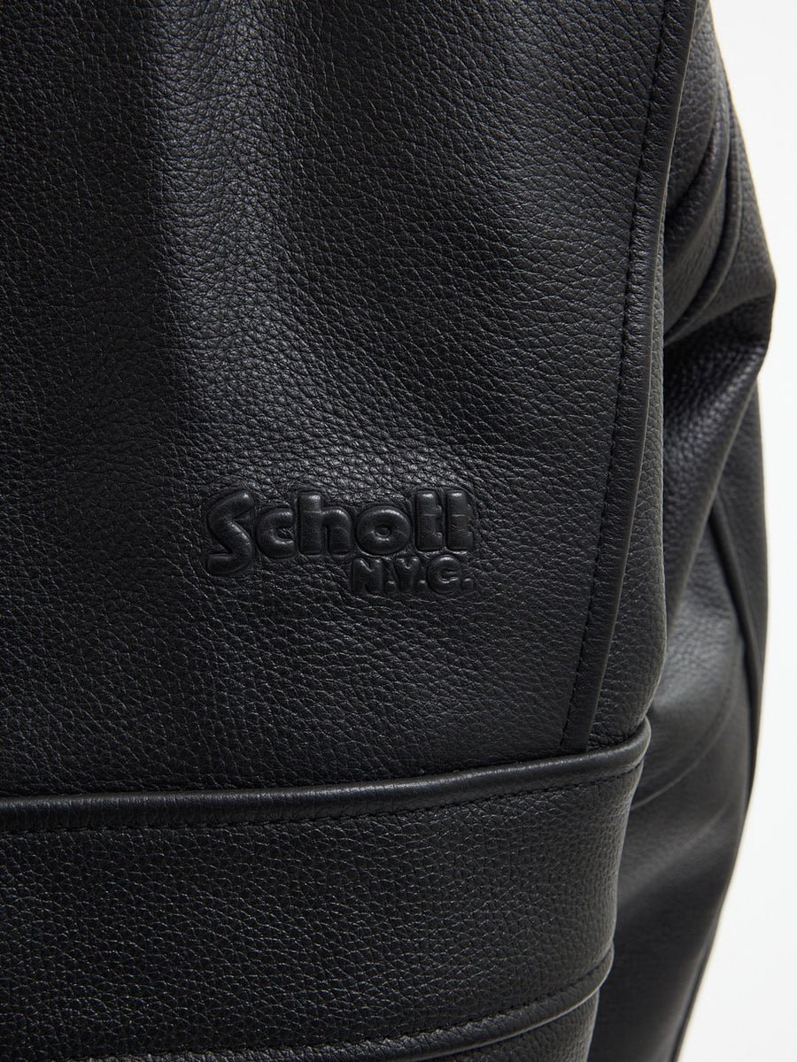 Walk in Paris x Schott NYC Onyx flight jacket - Aura Store - vue 13