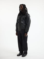 Walk in Paris x Schott NYC Onyx flight jacket - Aura Store - vue 7
