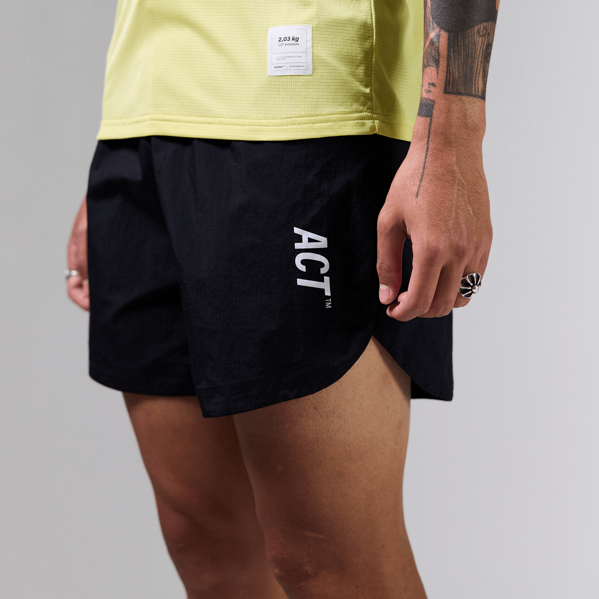 ShellLight Short Noir - ACT Running - Aura Store - vue 3 — photo 3