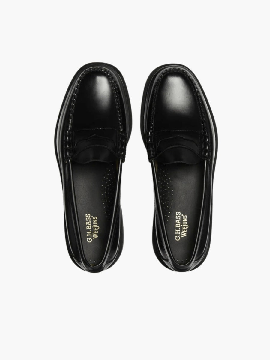 WEEJUN STEP LARSON MOC PENNY - Black G.H.BASS - vue de profil — photo 2