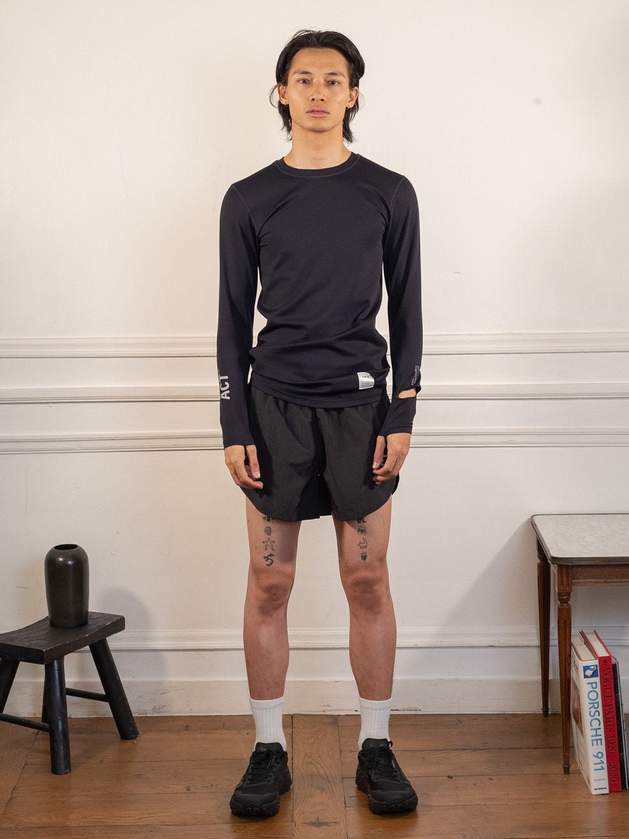 BioFlex - Underlayer - Noir - ACT Running - vue portée en pied