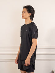 BioPerf - T-Shirt - Noir - ACT Running - vue de profil portée