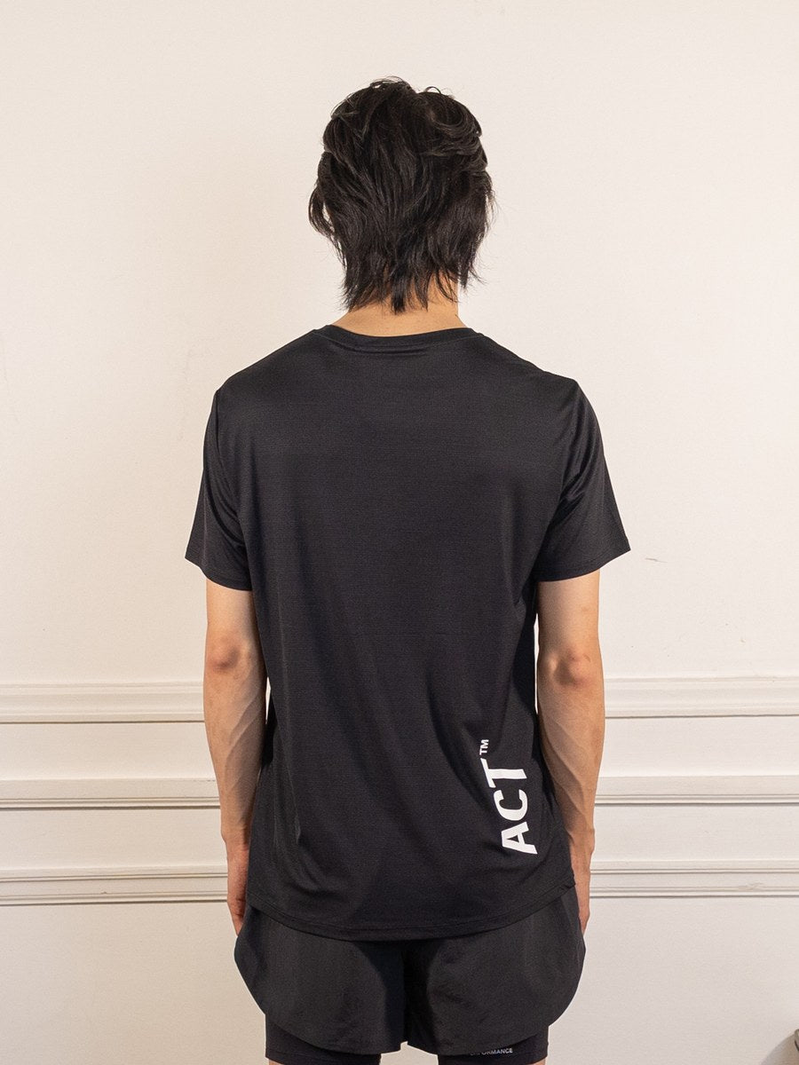 BioPerf - T-Shirt - Noir - ACT Running - vue de dos portée