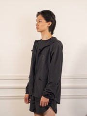 ShellLight - Windbreaker - Noir - ACT Running - vue de profil portée