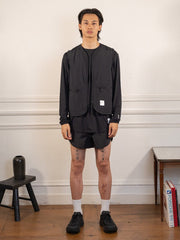 ShellLight - Windbreaker Vest - Noir - ACT Running - vue portée en pied