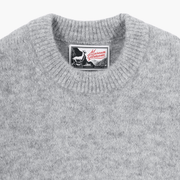 ALPACA JUMPER - Gris chiné clair MUSEUM GARMENTS