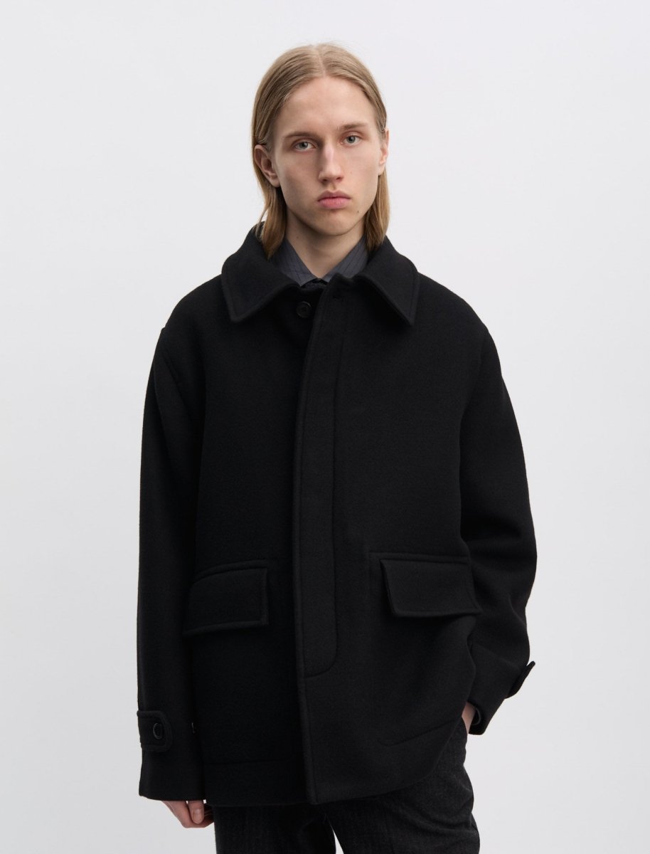 Another Aspect Coat 1.0 Black - detail — photo 2