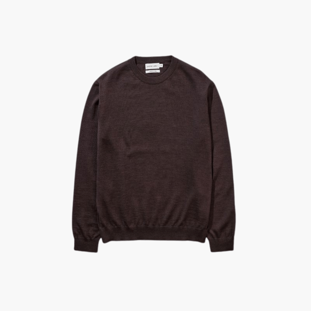 ANOTHER SWEATER 5.0, BROWN MELANGE Another Aspect