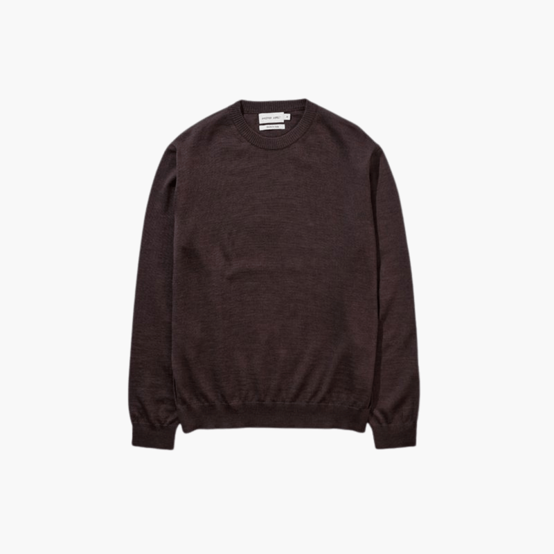 ANOTHER SWEATER 5.0, BROWN MELANGE Another Aspect
