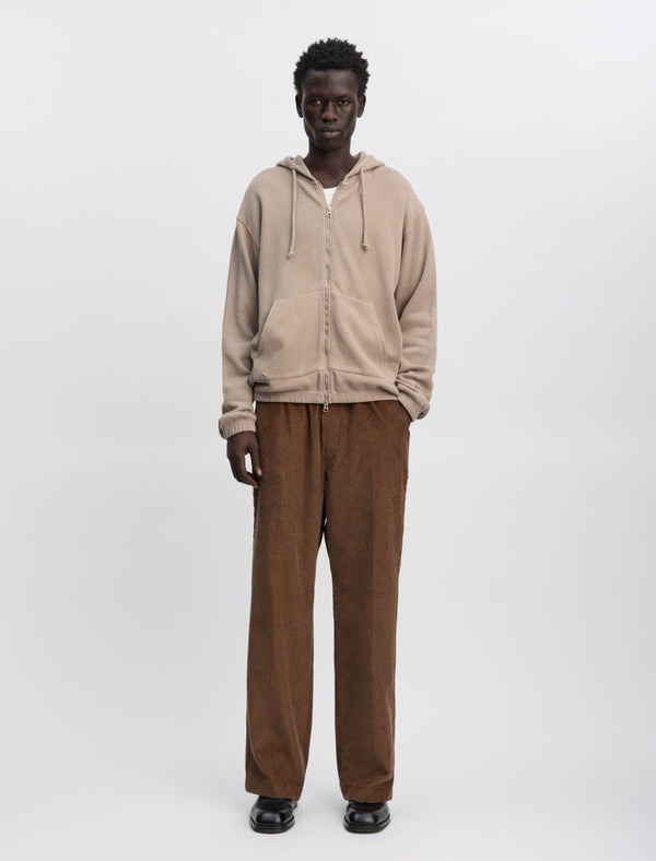 ANOTHER ZIP HOODIE 1.0, KHAKI