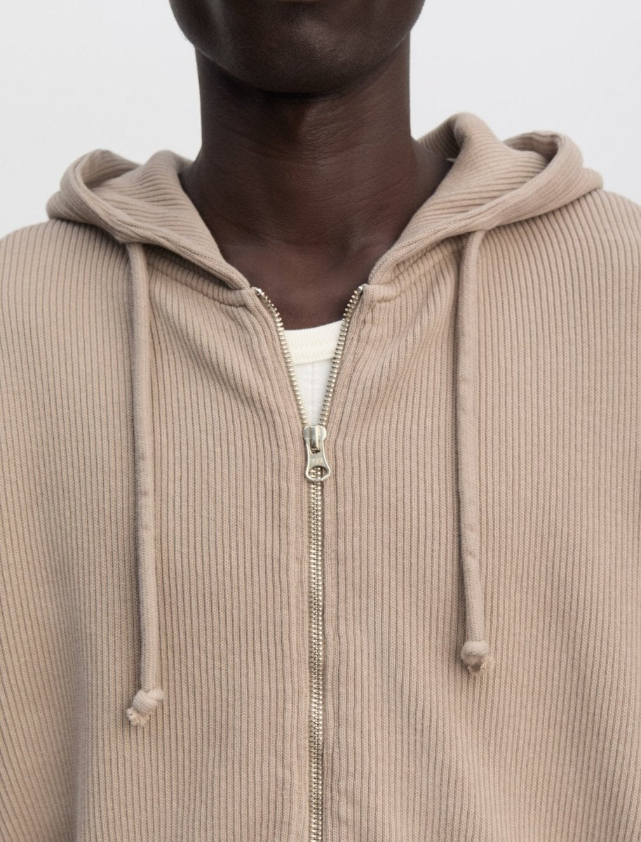 Another Aspect Zip Hoodie 1.0 Khaki - detail — photo 5