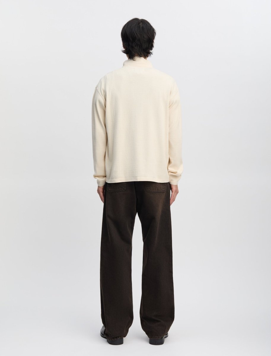 Another Aspect Zip Sweat 1.0 JPN Ecru - detail — photo 3