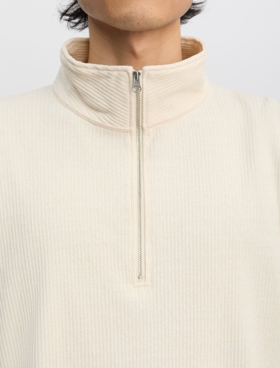 Another Aspect Zip Sweat 1.0 JPN Ecru - detail — photo 5