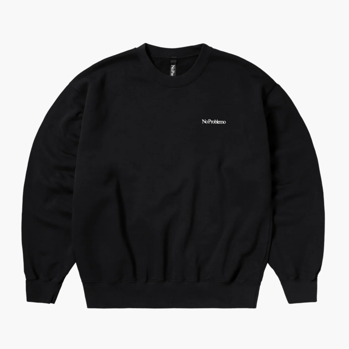 Sweatshirt noir homme logo Mini Problemo Aries boutique streetwear luxe Rennes centre ville