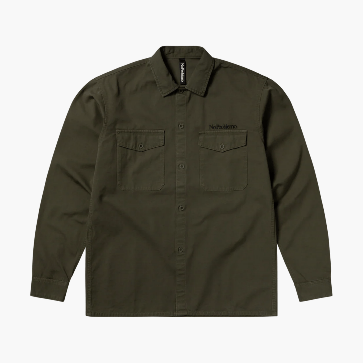 Chemise de travail Aries Ripstop Olive style workwear boutique mode homme Rennes centre ville — photo 1