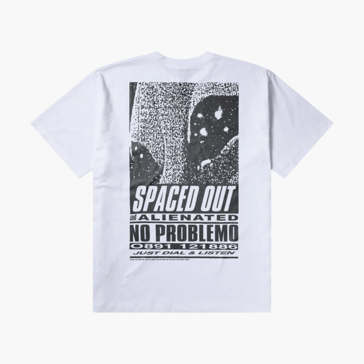 T-shirt graphique Aries Spaced Out imprimé original boutique homme Rennes centre ville — photo 1