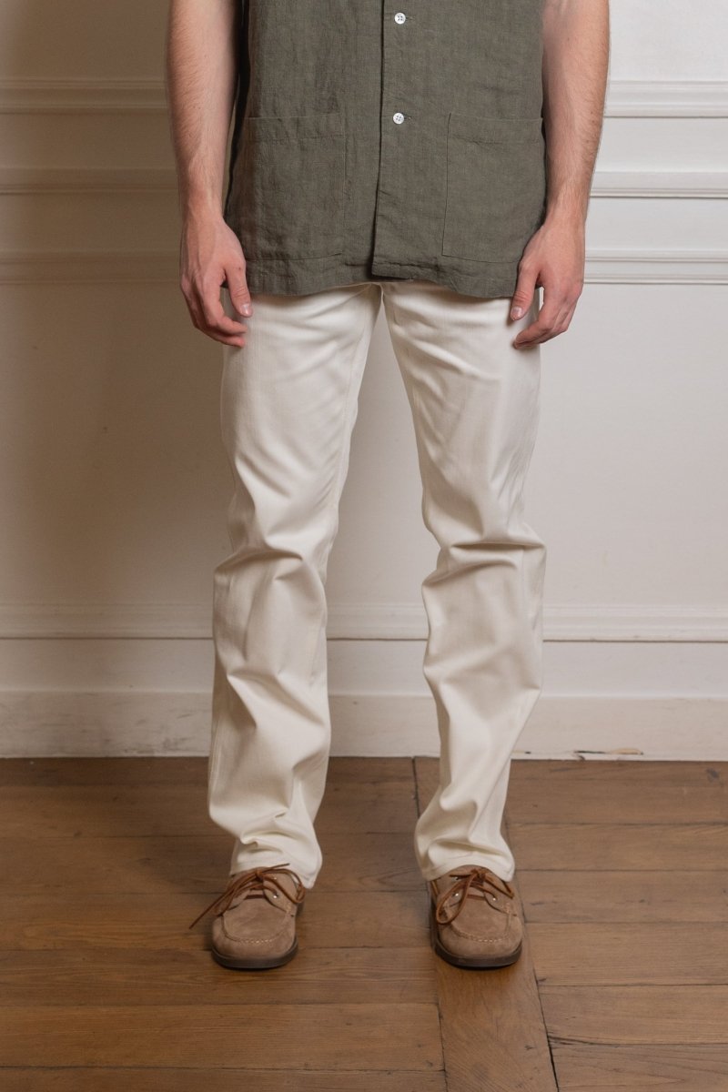 Take Ivy Off-White Pants - Kamakura Shirt - vue de dos