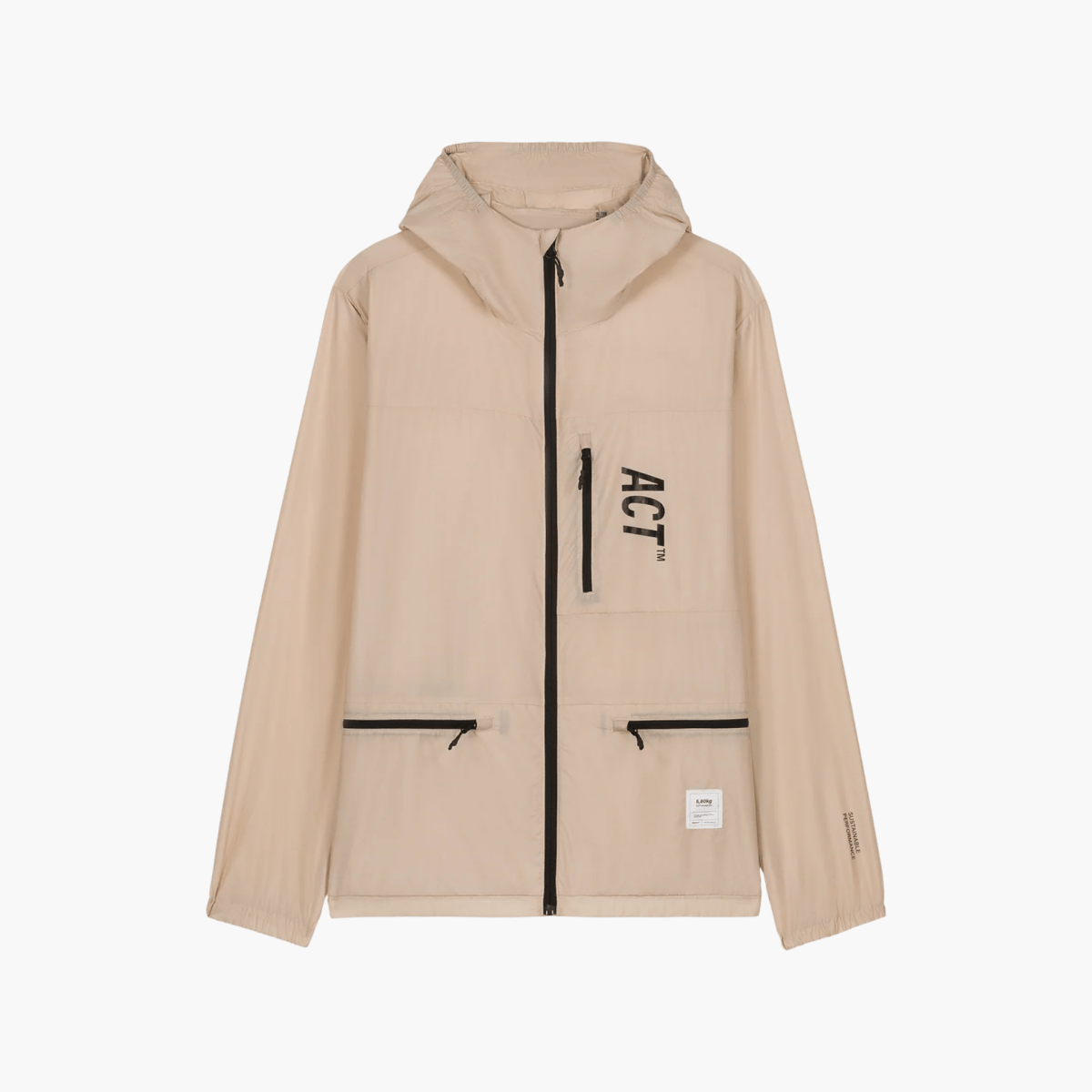 Veste coupe-vent homme BioRip Beige – boutique mode homme Rennes — photo 1