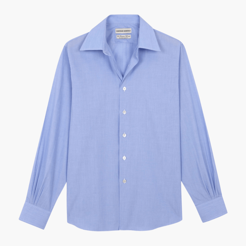 Détail Blue Formal Shirt – boutique homme Rennes – Aura Store