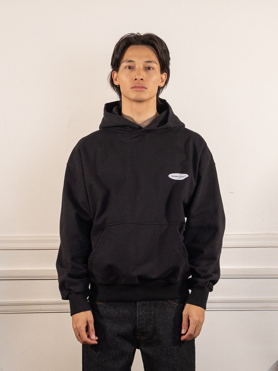 F*ck Off I'm Gardening Hoodie - Black - Bram's Fruit - vue de face portée