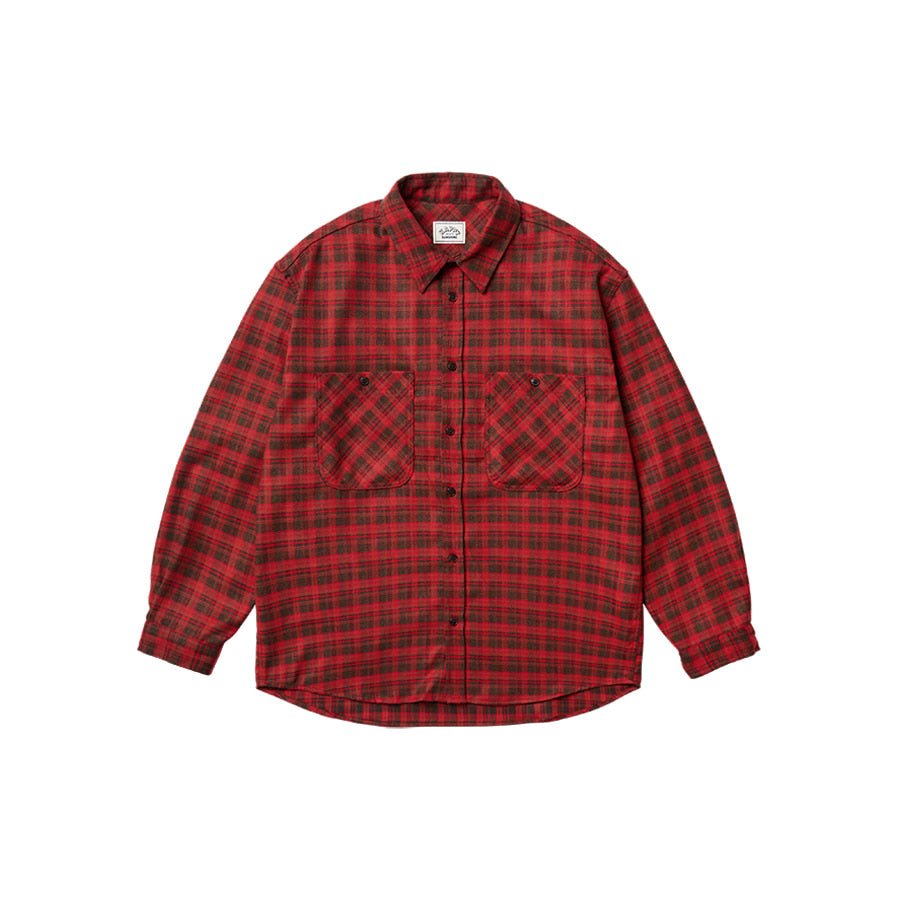 Kappy Two Pocket Flannel Check Shirt Red - Aura Store — photo 1