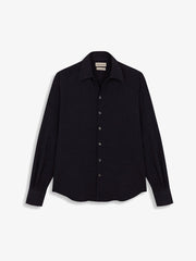 NAVY NORMAL SHIRT - Camisas Manolo - vue de face à plat