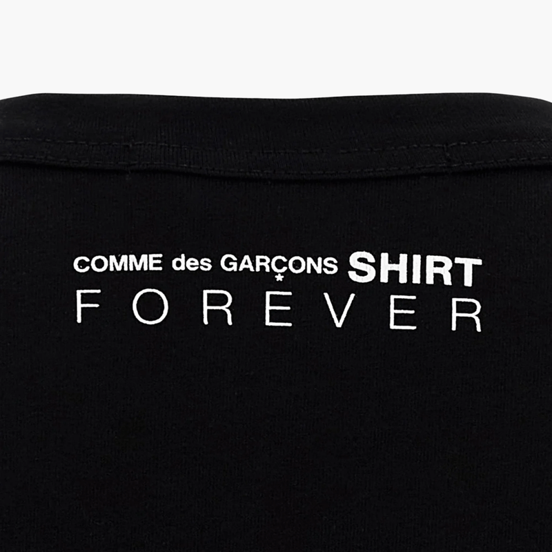 Détail col et coton Long-sleeve CDG SHIRT Black – Aura Store Rennes